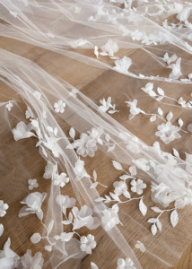 Field Of Flowers Floral Chapel Veil 3.jpg