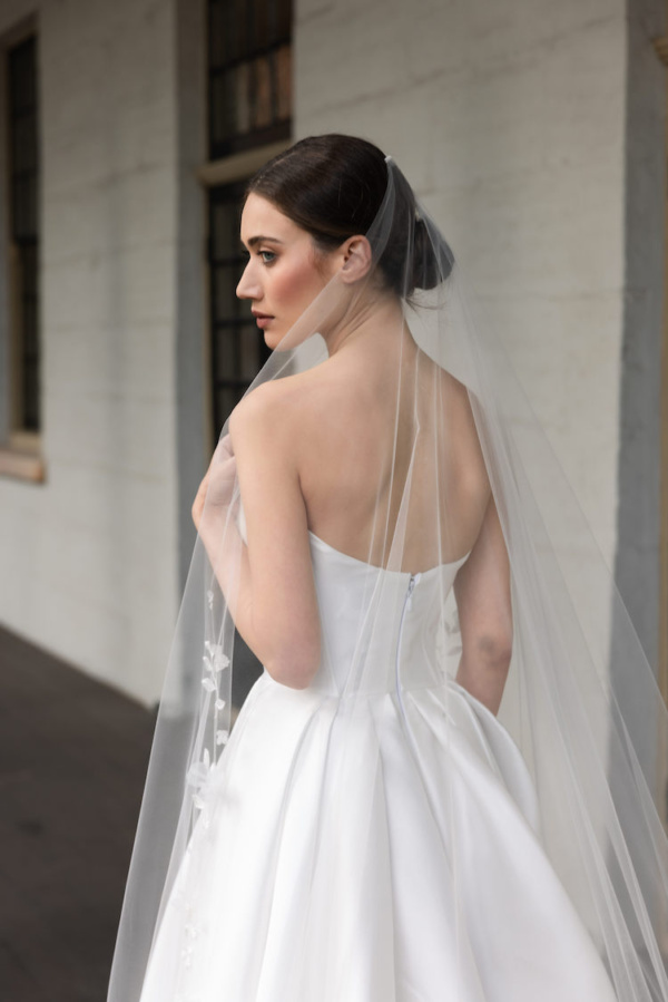Field of Flowers wedding veil
