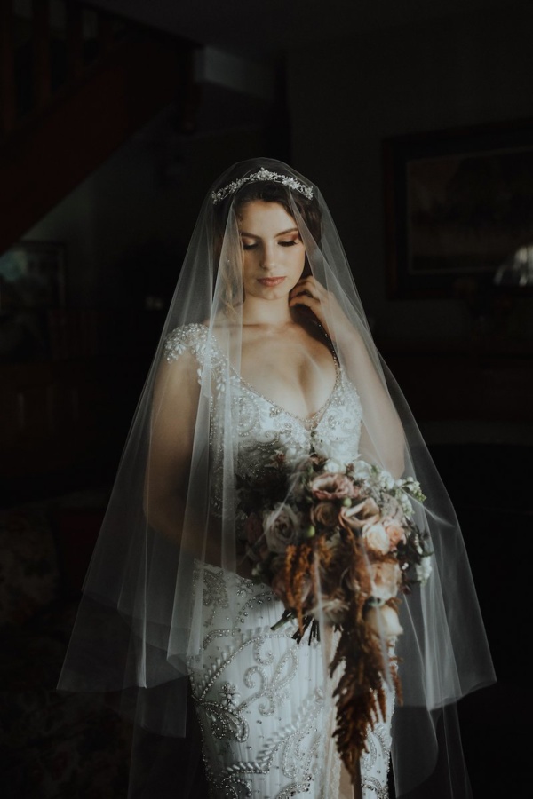 Fleur Wedding Crown Louvre Cathedral Veil.jpg
