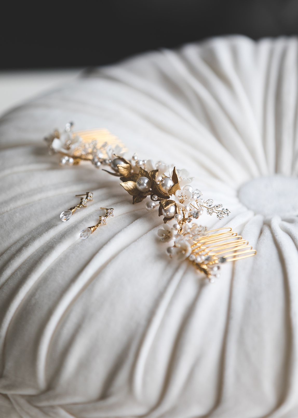 George Crystal Drop Wedding Earrings 5.jpg