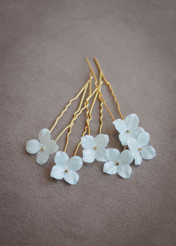 Hydrangea Pale Blue Floral Hair Pins 10.jpg