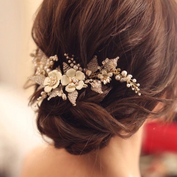Jasmine Floral Headpiece In Low Set Updo.jpg