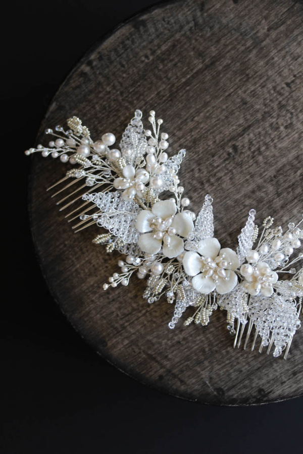 Jasmine Floral Headpiece In Silver 6.jpg