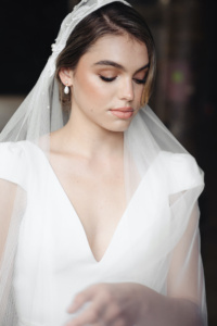 LADY LAUREL juliet cap veil 1