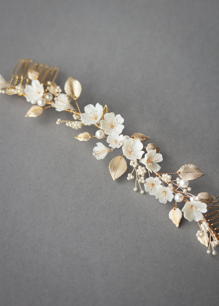 Lyric Wedding Headpiece In Gold 1.jpg