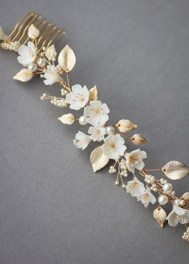 Lyric Wedding Headpiece In Gold 4.jpg