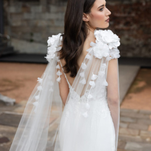 PEONY floral bridal wings