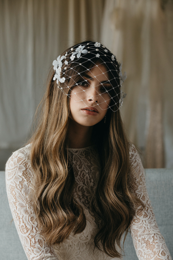 Primavera Birdcage Veil