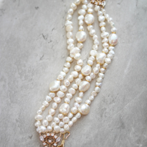Sasha Pearl Bridal Bracelet 10