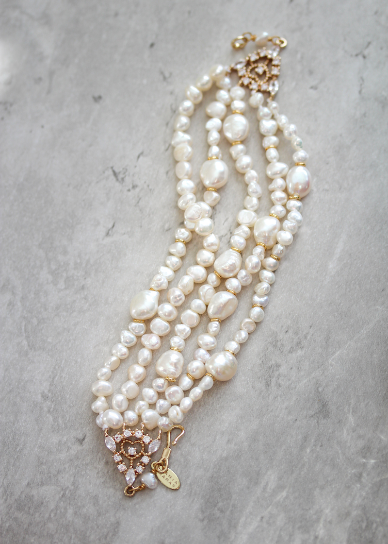 SASHA Pearl bridal bracelet Tania Maras