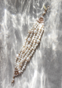 Sasha Pearl Bridal Bracelet 12