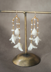 Snowdrops Floral Bridal Earrings 4.jpg