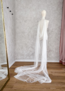 The Kiss Wedding Cape With Cowl Back 8.jpg