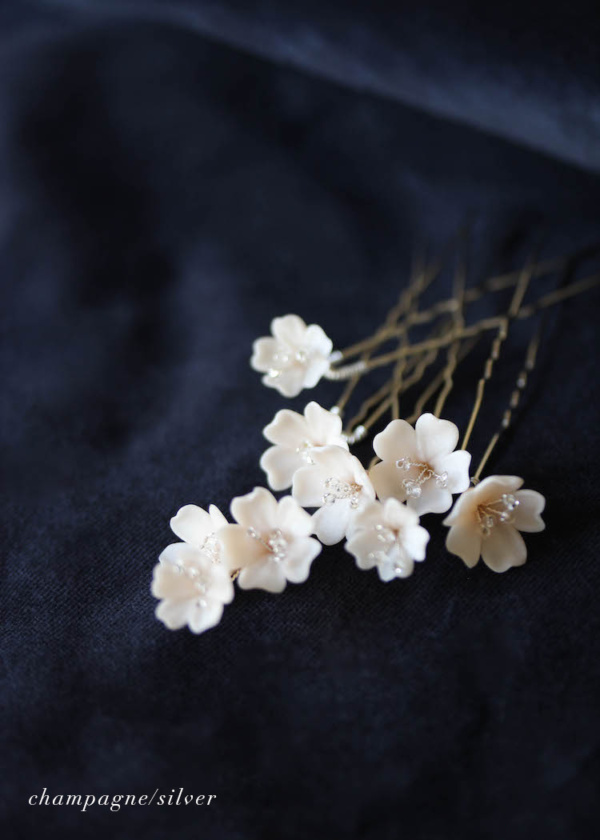 Whisper Hair Pin Set Champagne Silver 03.jpg