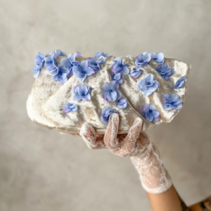 Isabella Blue Wedding Clutch 1