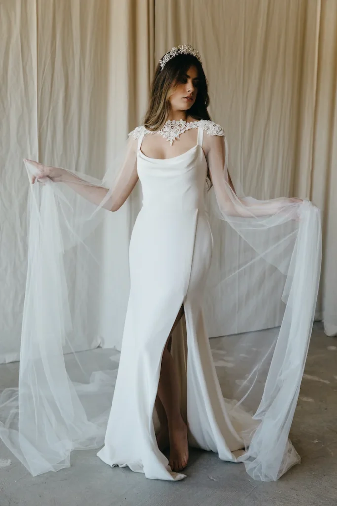 Esmeralda Bridal Cape 3