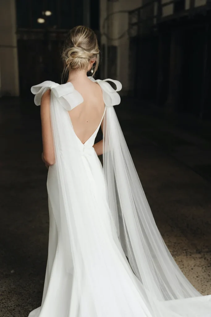 Laurence Bridal Wings With Bows 2