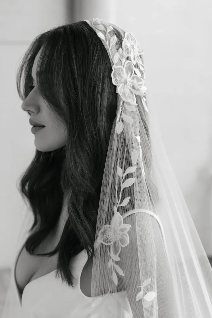 Magnolia Juliet Cap Veil 1