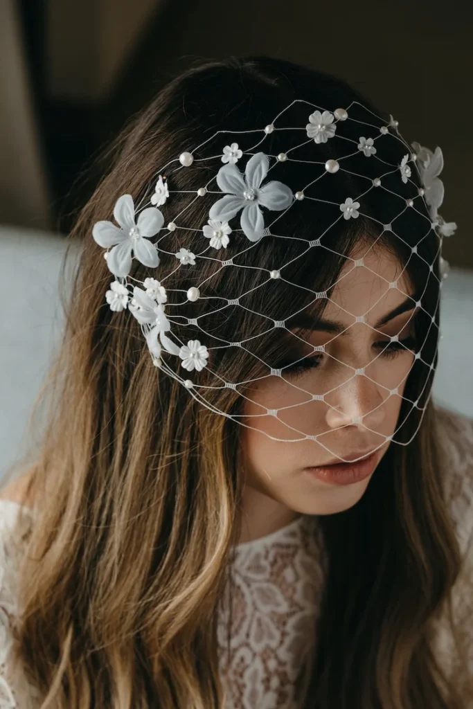 Primavera Birdcage Veil 4
