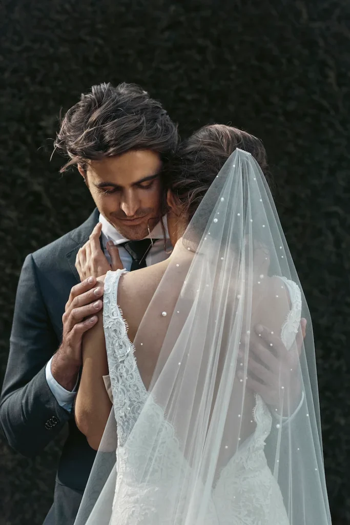 Theodore Pearl Chapel Wedding Veil 3
