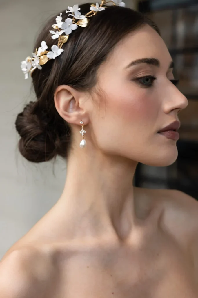 Titania Floral Wedding Crown 2