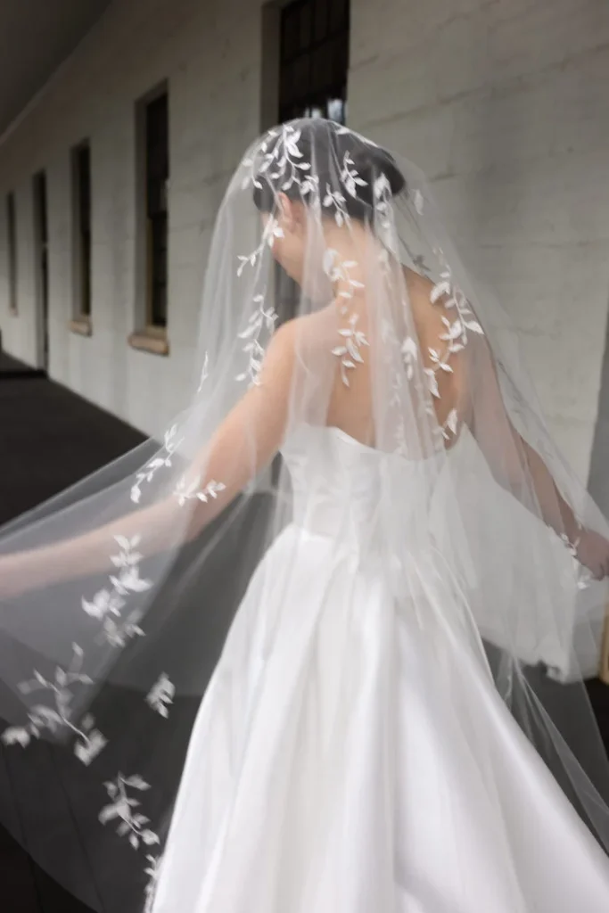 Wild Willows Embellished Bridal Veil 2