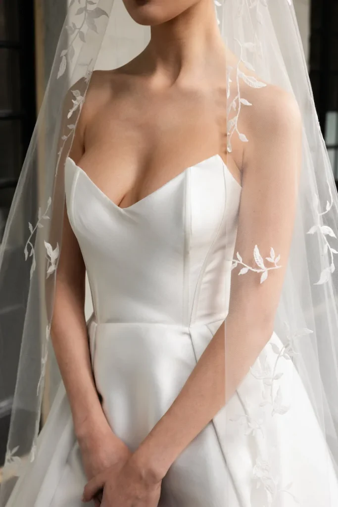 Wild Willows Embellished Bridal Veil 3