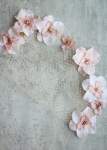 Alessi Blush Birdcage Veil 4