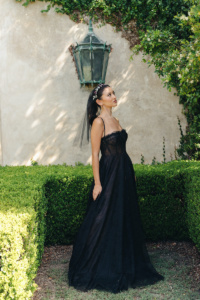 Bettina Short Black Veil 4