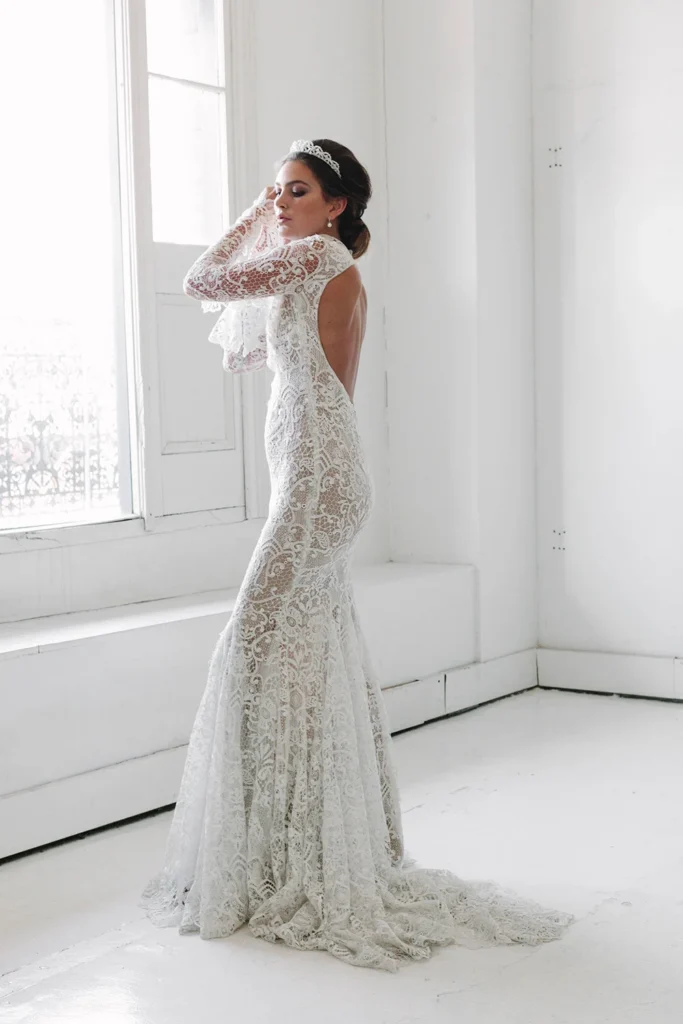 Chantilly Ivory Wedding Crown 3