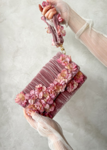 Dolce Vita Pink Wedding Clutch 1