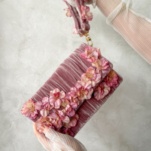 Dolce Vita Pink Wedding Clutch 1