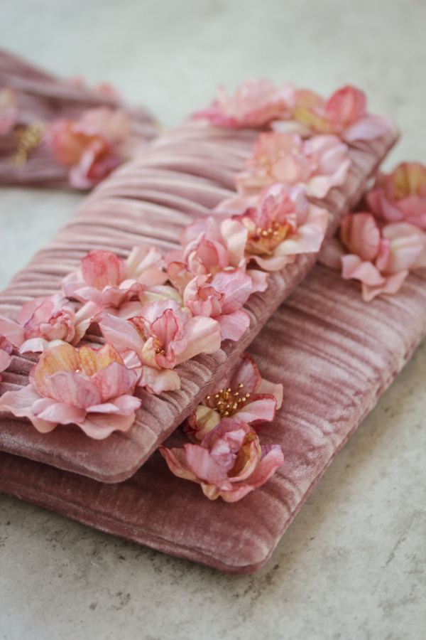 Dolce Vita Pink Wedding Clutch 4