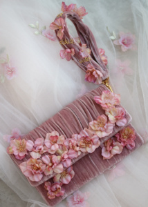 Dolce Vita Pink Wedding Clutch 5