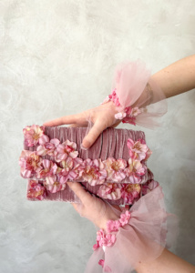 Dolce Vita Pink Wedding Clutch 7