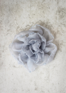 Evelina Silk Flower Brooch 2