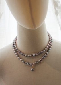Ezra Double Pearl Necklace 12