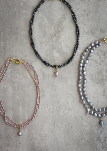 Ezra Double Pearl Necklace 4