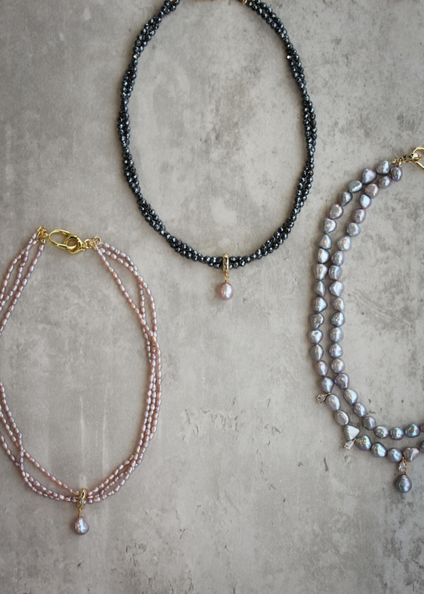Ezra Double Pearl Necklace 4