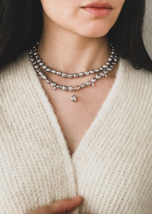 Ezra Double Pearl Necklace 7