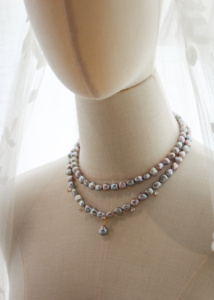 Ezra Double Pearl Necklace 8