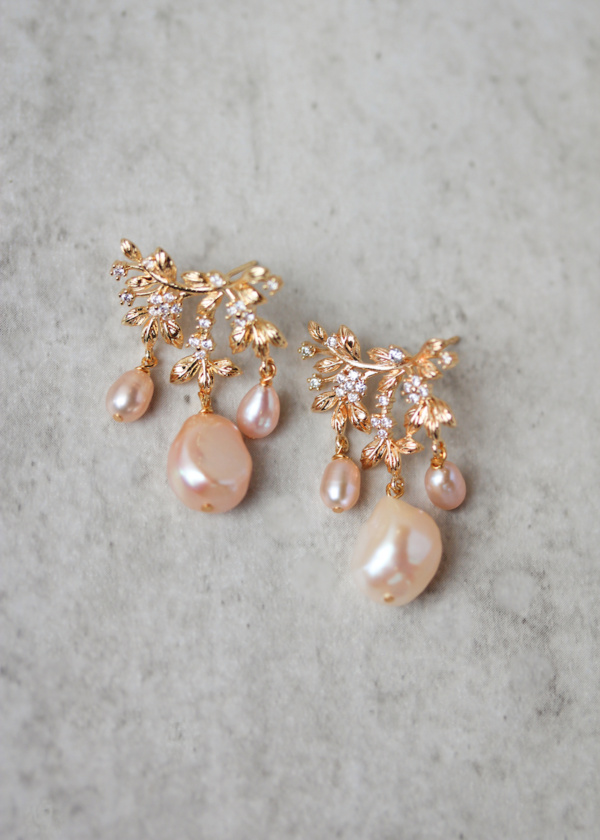 Gelato Pearl Bridal Earrings 1