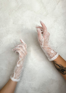 Gigi Lace Wedding Gloves 2