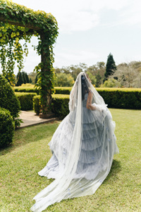 LAVINA blue wedding veil 4