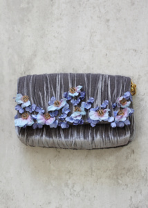 Mirella Velvet Clutch Purse 3