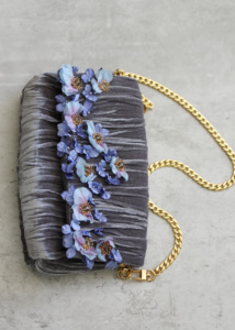 Mirella Velvet Clutch Purse 5