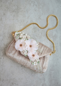 Nectar Bridal Flower Clutch 1