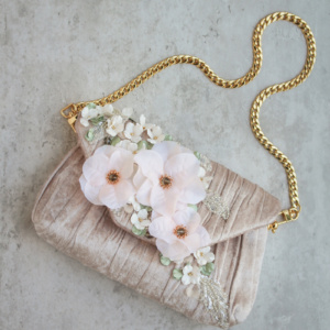 Nectar Bridal Flower Clutch 1