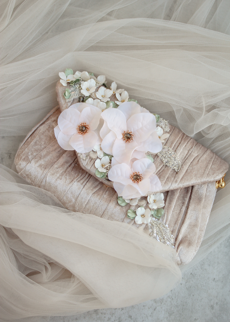 Champagne clutch bag hot sale