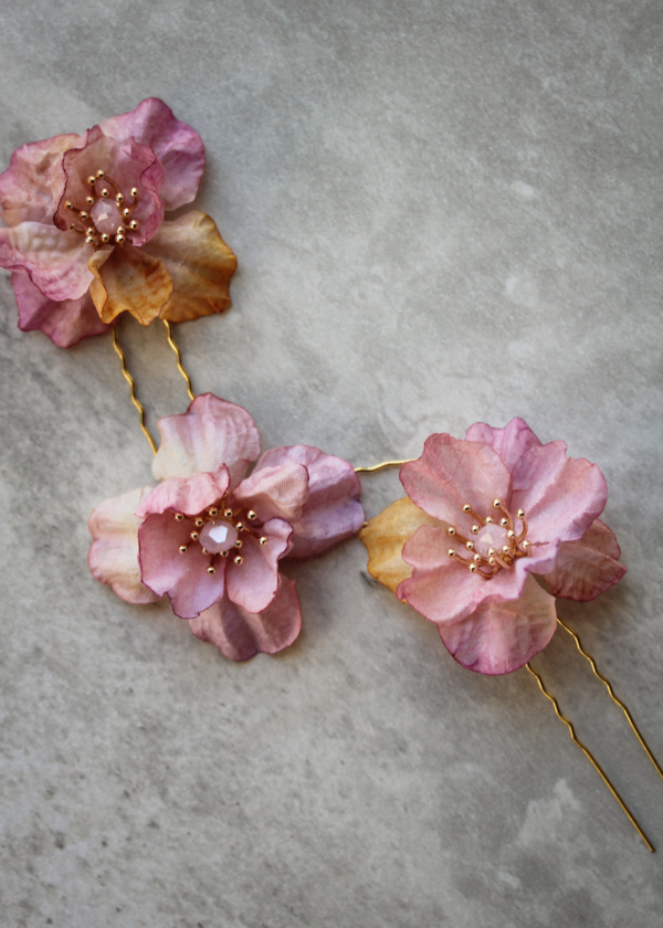Rhapsody Floral Hair Pins 4